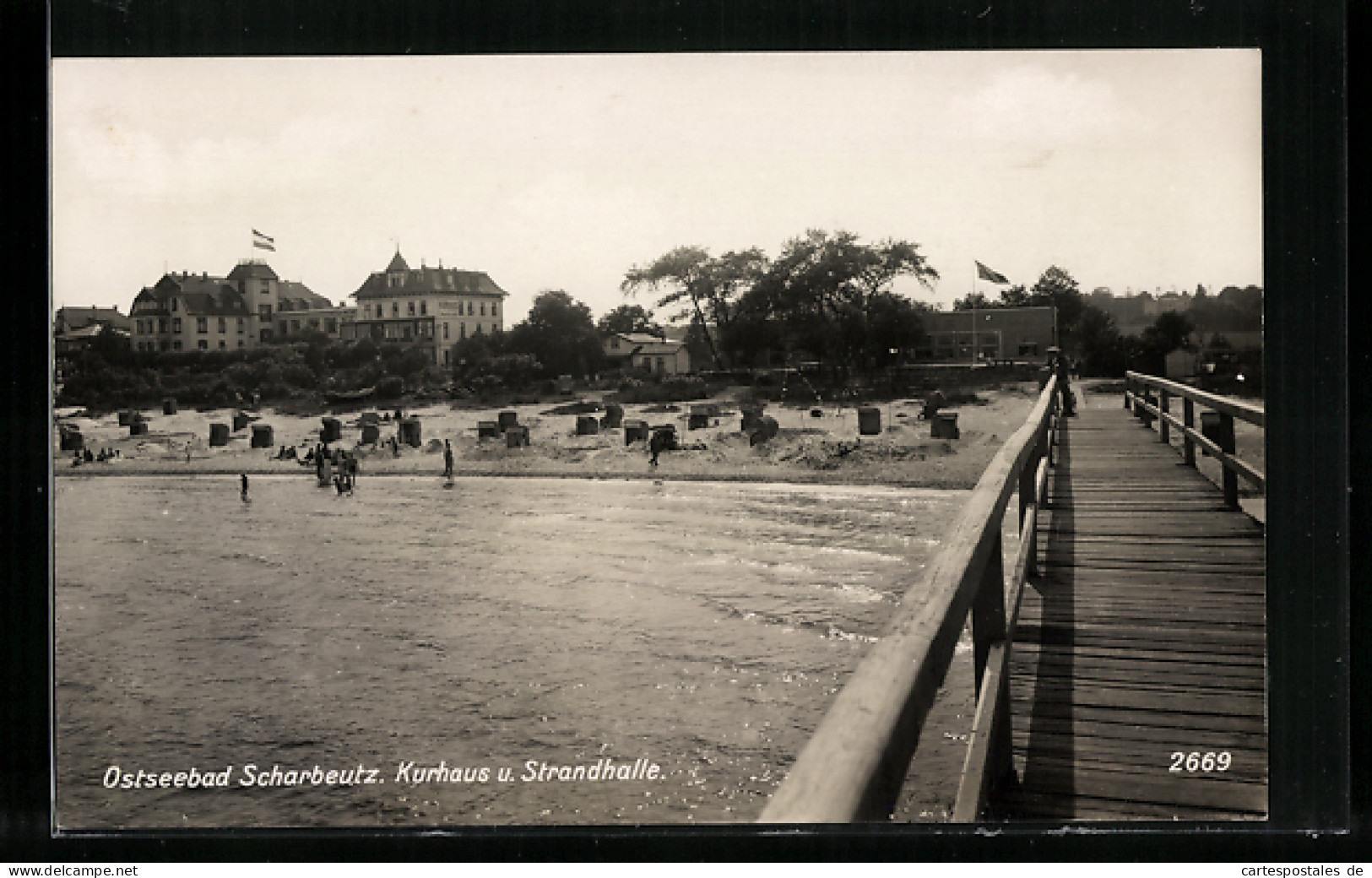 AK Scharbeutz / Ostseebad, Kurhaus Und Strandhalle  - Scharbeutz