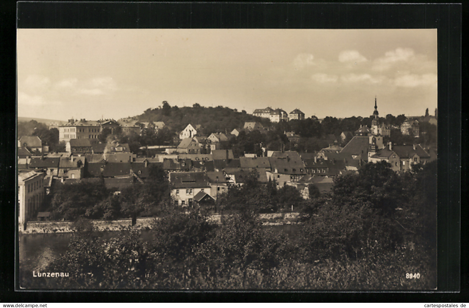 AK Lunzenau / Mulde, Totale  - Lunzenau