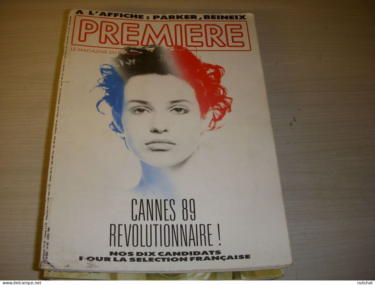 CINEMA PREMIERE 145 04.1989 CANNES Gene HACKMAN Coline SERREAU Pierre JOLIVET    - Cinéma