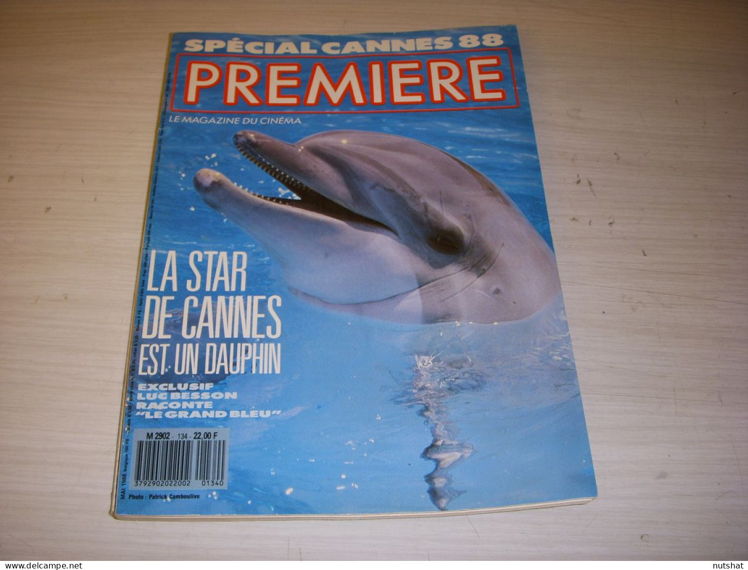 CINEMA PREMIERE 134 05.1988 SPECIAL CANNES LE GRAND BLEU Luc BESSON Alan PARKER  - Cinéma