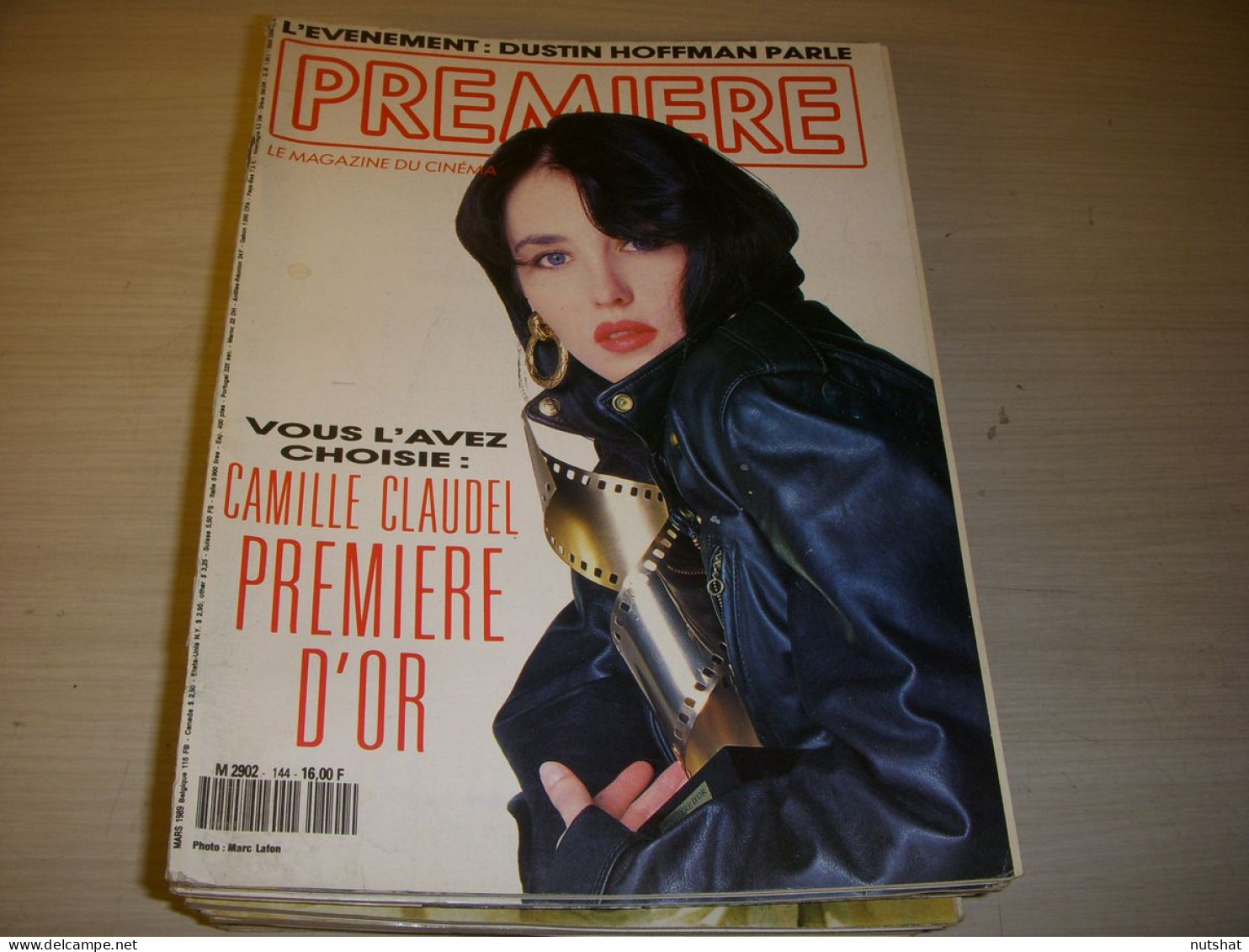 CINEMA PREMIERE 144 03.1989 Isabelle ADJANI Dustin HOFFMAN Melanie GRIFFITH      - Cinema