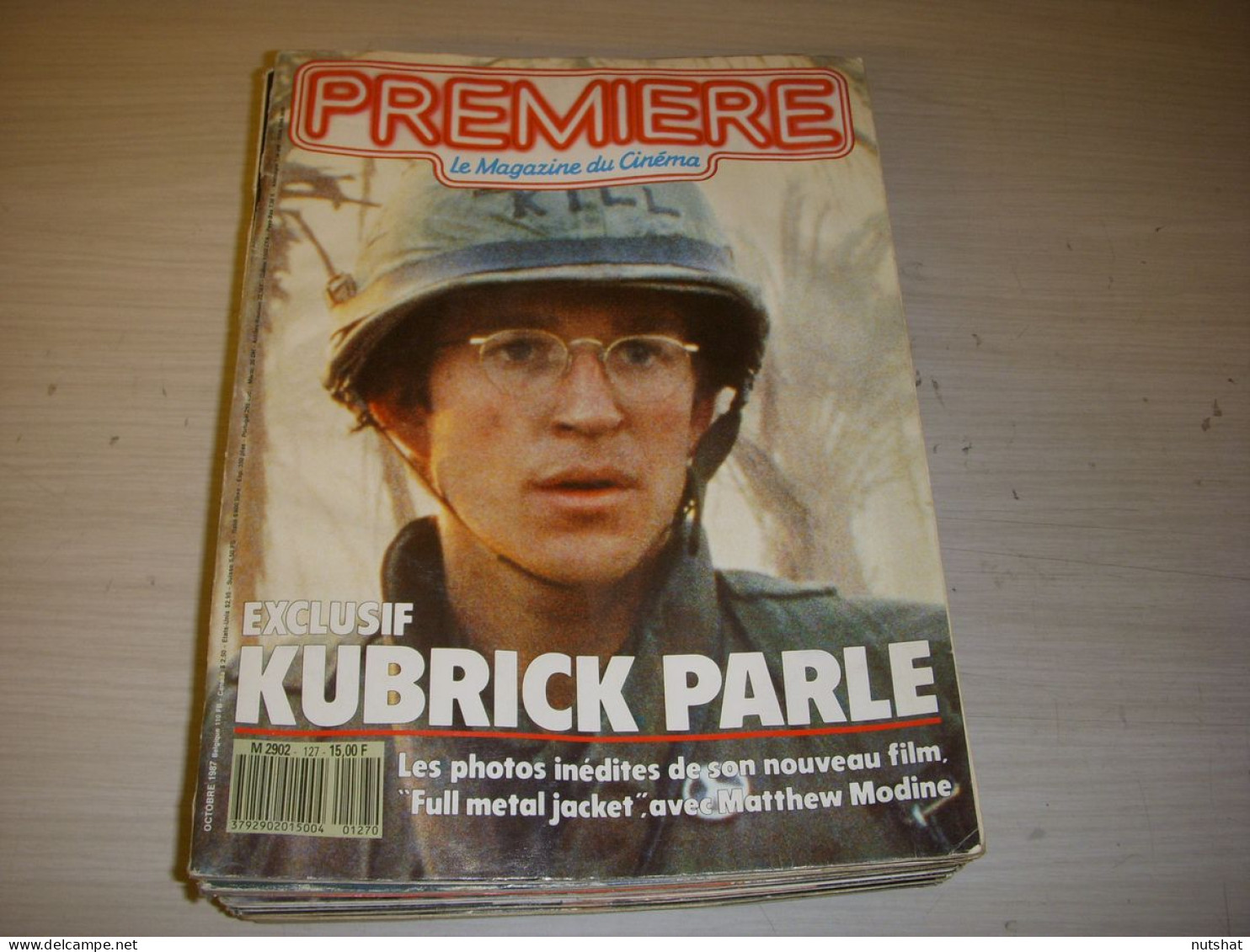 CINEMA PREMIERE 127 10.1987 Matthew MODINE S. KUBRICK JL TRINTIGNANT Louis MALLE - Cine