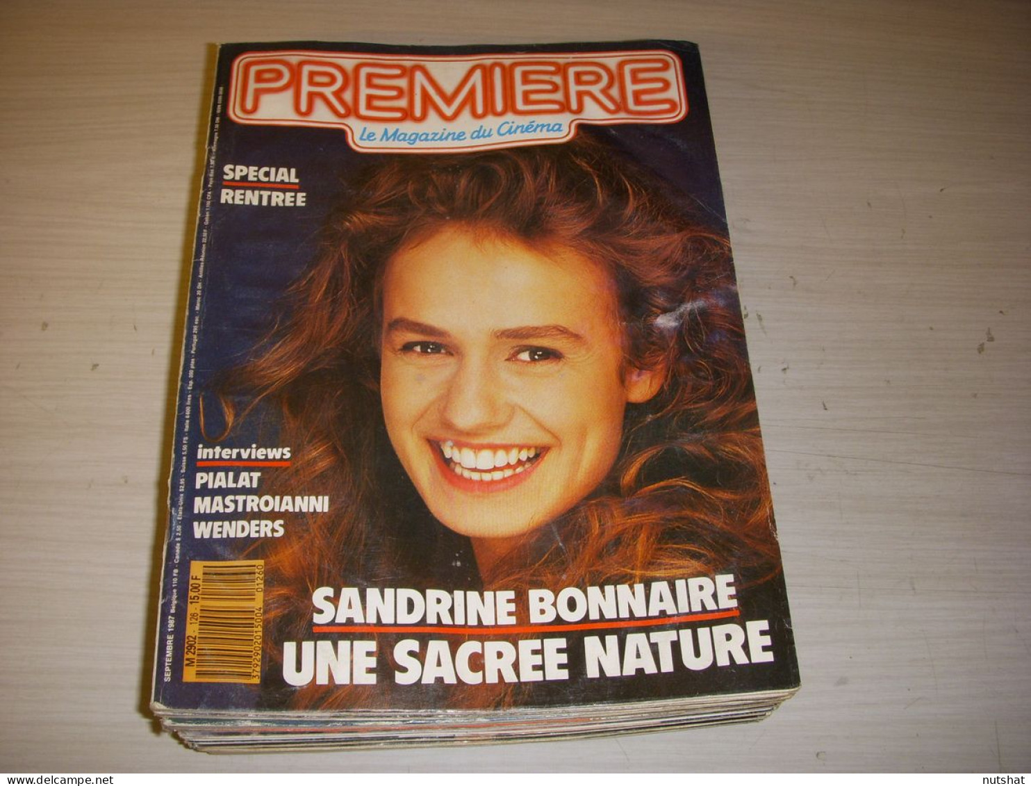 CINEMA PREMIERE 126 09.1987 S. BONNAIRE Kim BASINGER James BOND Timothy DALTON   - Kino