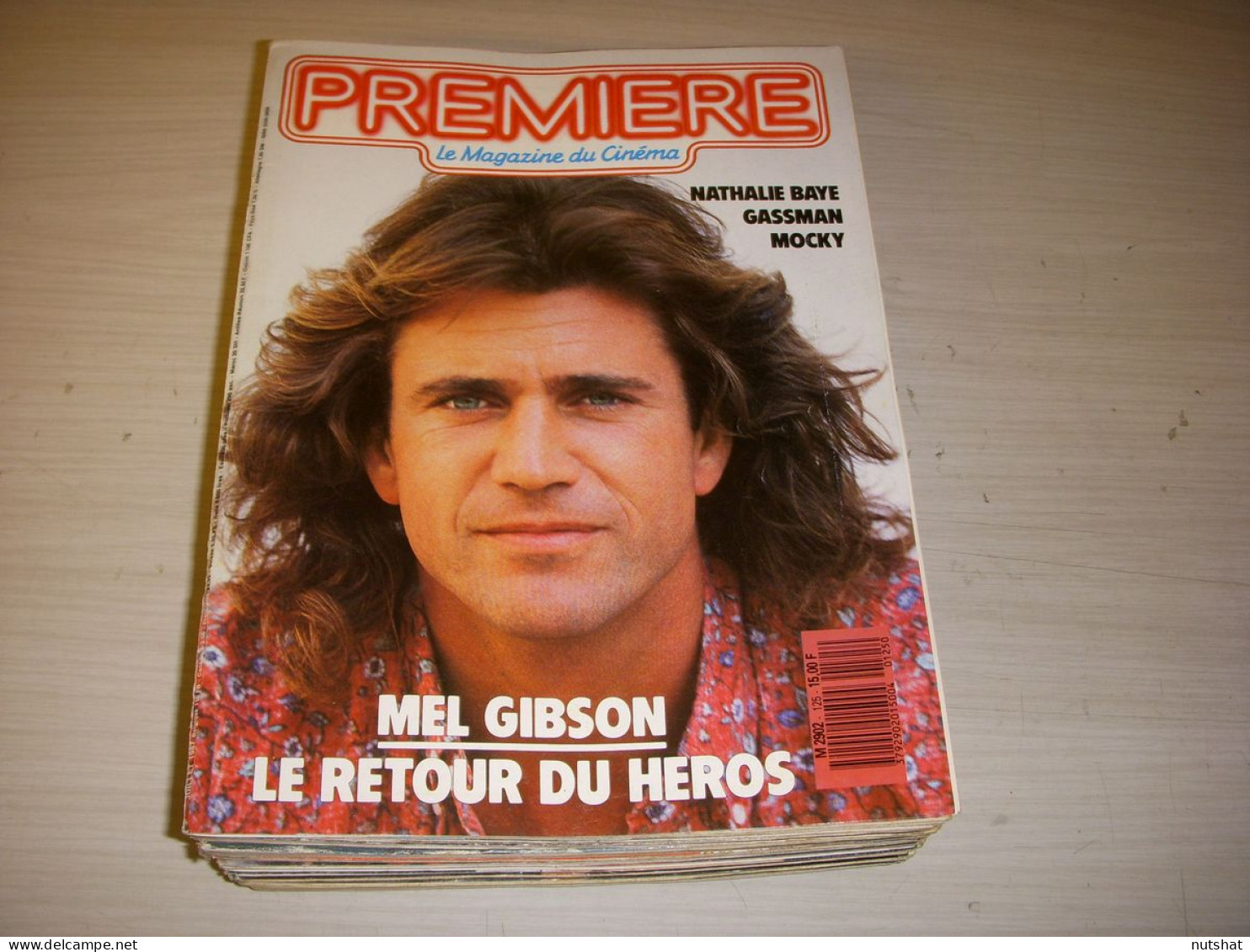 CINEMA PREMIERE 125 07.1987 Mel GIBSON Nathalie BAYE Vittorio GASSMAN E. PRESLEY - Cinema