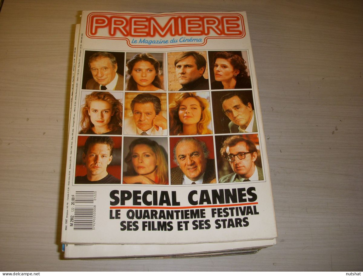 CINEMA PREMIERE 122 05.1987 SPECIAL CANNES RETRO Yves MONTAND Ettore SCOLA       - Kino