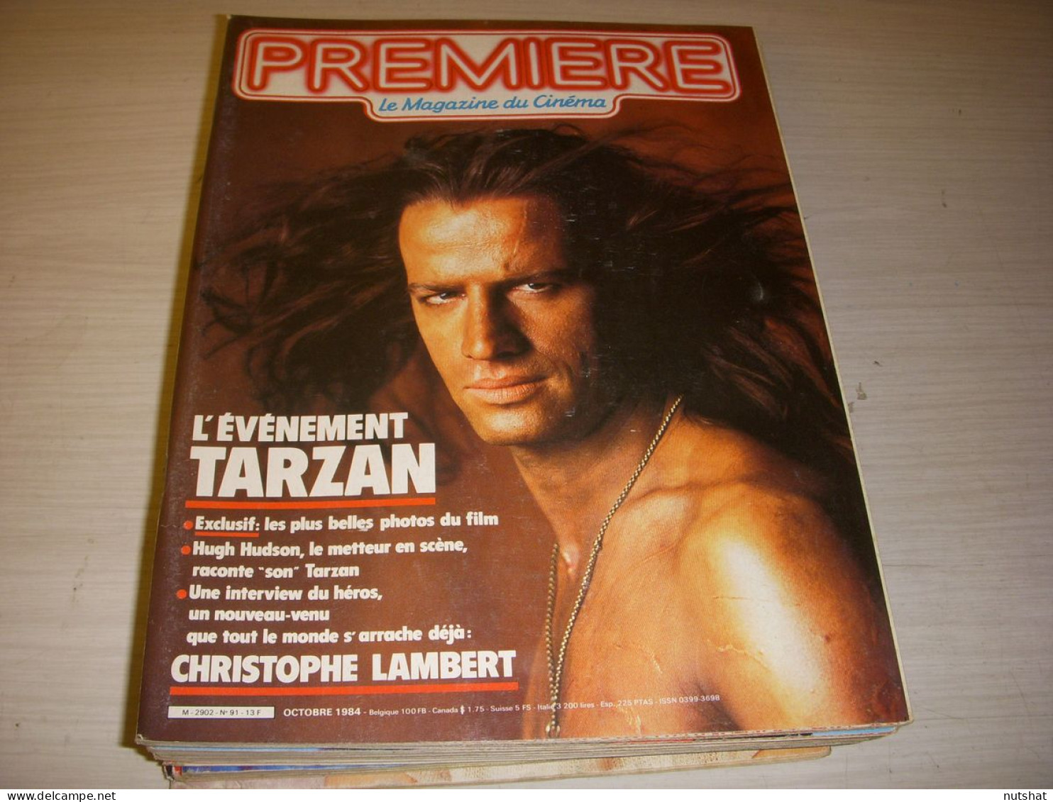 CINEMA PREMIERE 091 10.1984 Christophe LAMBERT TARZAN Yves ROBERT JP KALFON    - Cinema