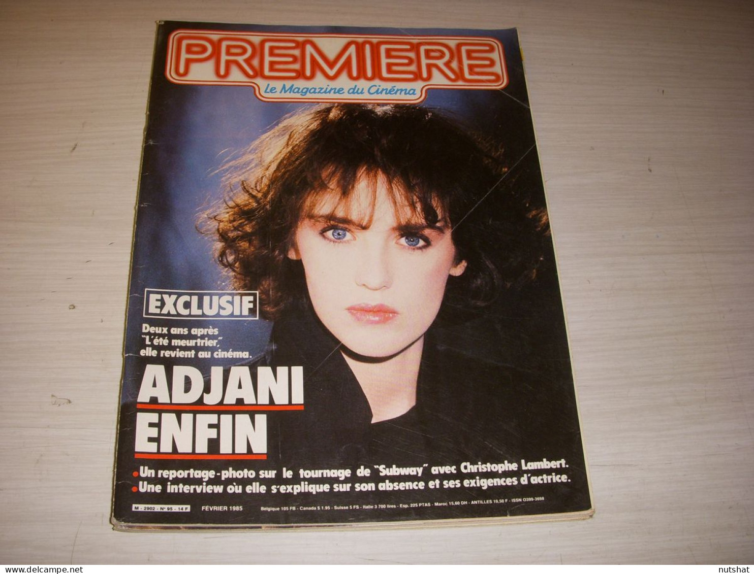 CINEMA PREMIERE 095 02.1985 Isabelle ADJANI Philippe LEOTARD Sami FREY MF PISIER - Kino