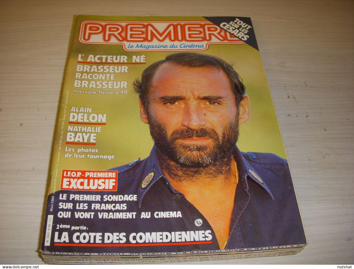 CINEMA PREMIERE 084 03.1984 Claude BRASSEUR COPPOLA Sydney LUMET TOUS Les CESARS - Cine