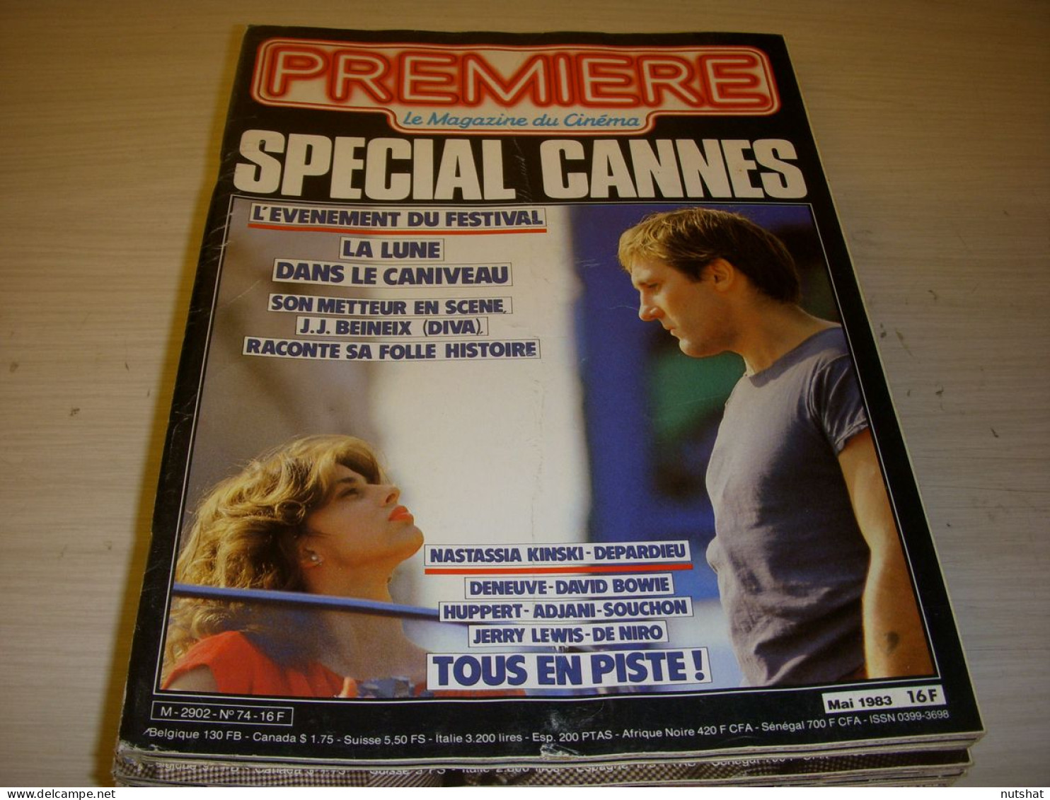 CINEMA PREMIERE 074 05.1983 SPECIAL CANNES DEPARDIEU D. BOWIE FURYO PREDATEURS   - Cinéma