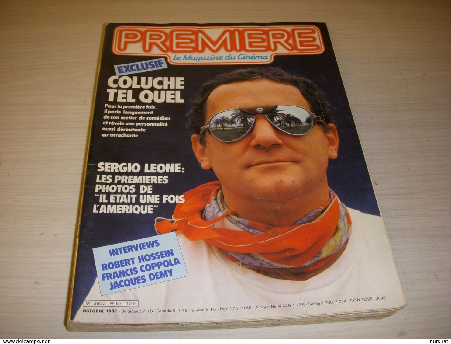 CINEMA PREMIERE 067 10.1982 COLUCHE S LEONE Jacques DEMY Grace KELLY Henry FONDA - Cinema
