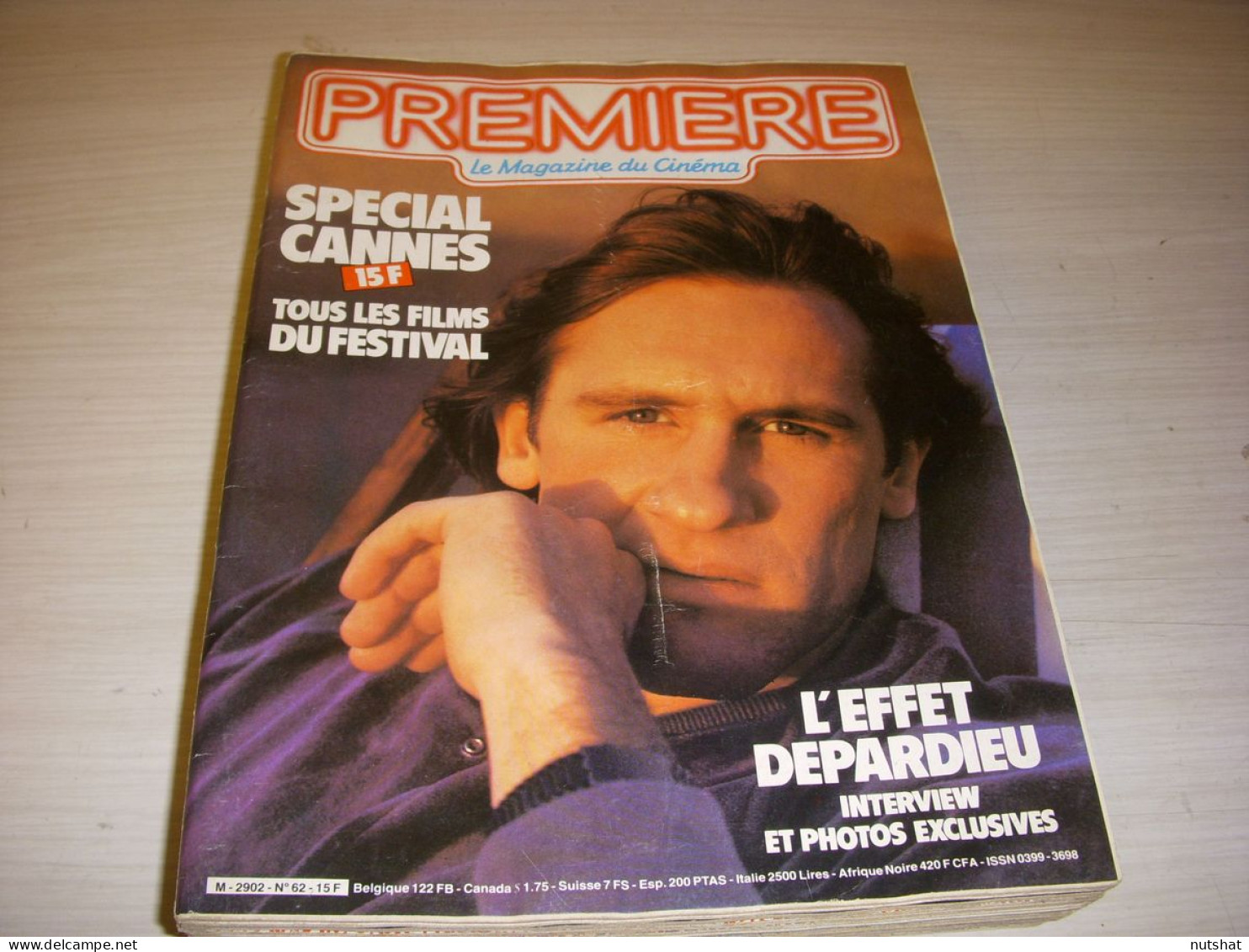 CINEMA PREMIERE 062 05.1982 SPECIAL CANNES G DEPARDIEU Klaus KINSKI COSTA-GAVRAS - Cinema