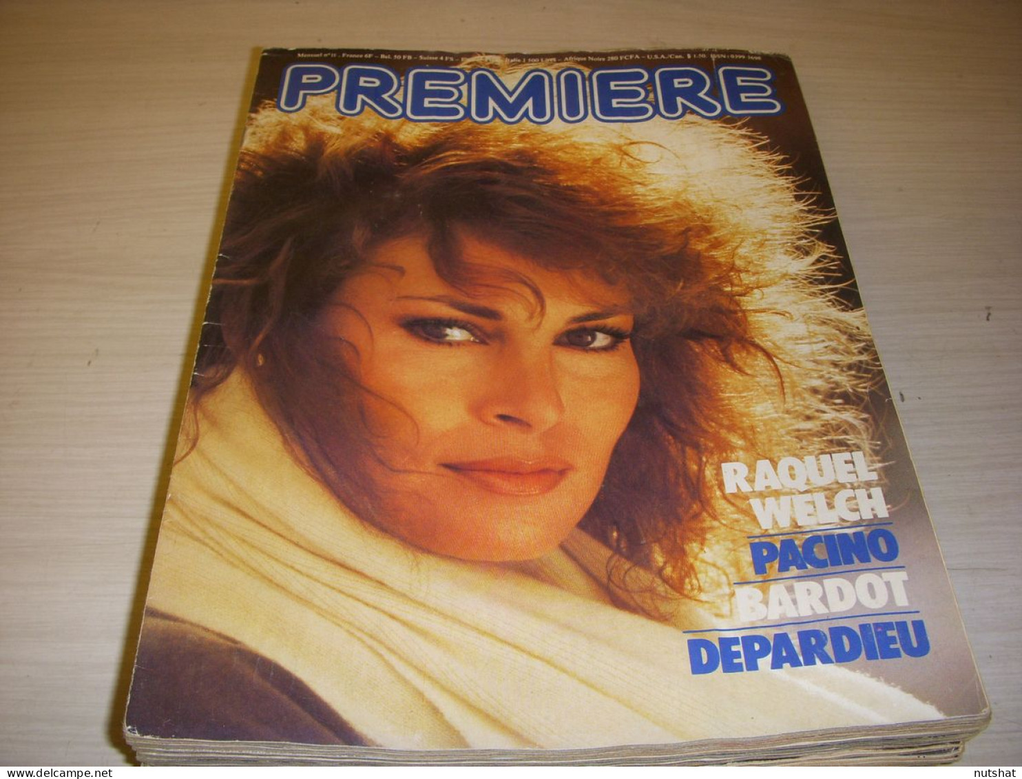 CINEMA PREMIERE 011 11.1977 Raquel WELCH Al PACINO Gerard DEPARDIEU BB BARDOT - Cine