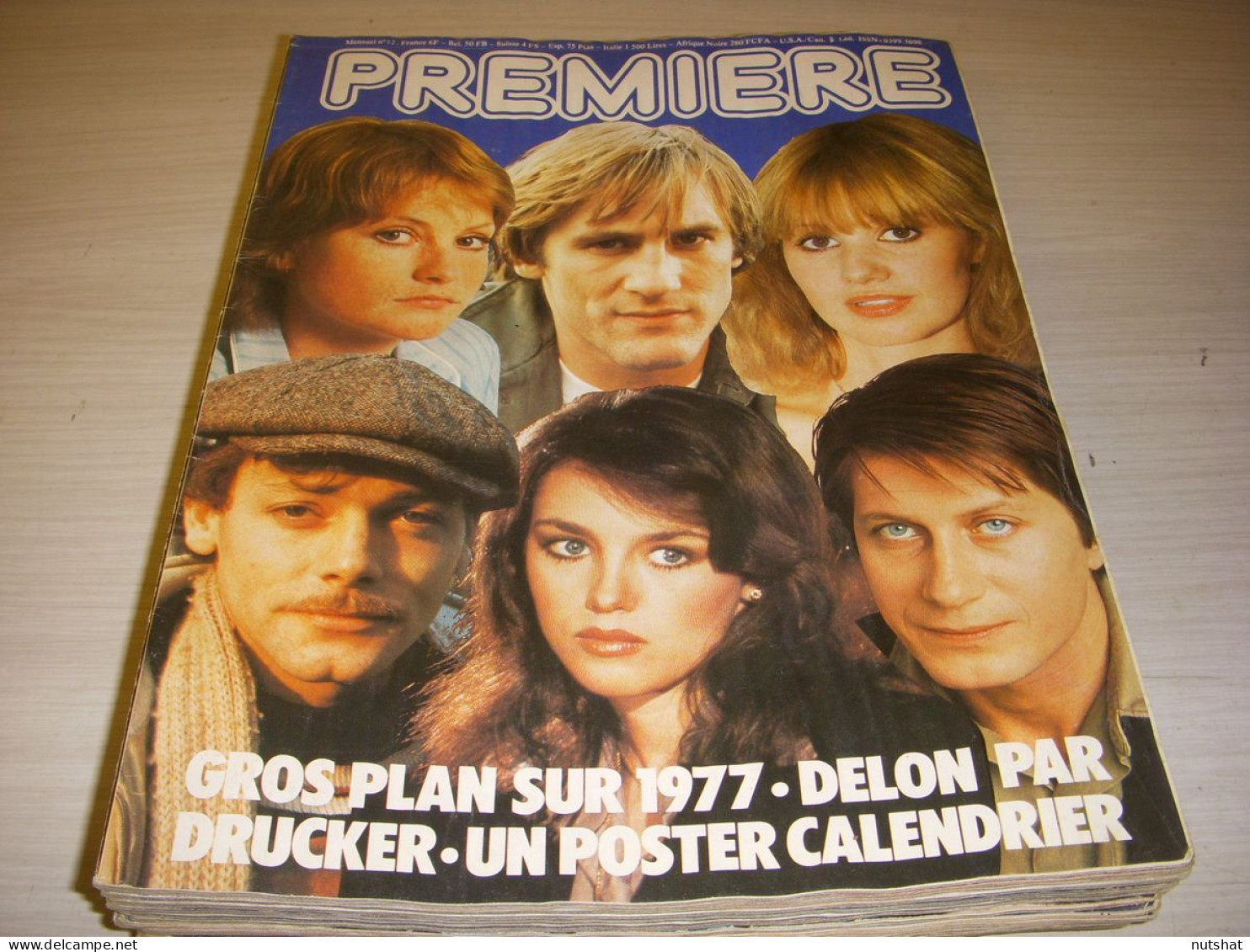 CINEMA PREMIERE 012 12.1977 Ch. RAMPLING Robert De NIRO Alain DELON Cl. EASTWOOD - Film