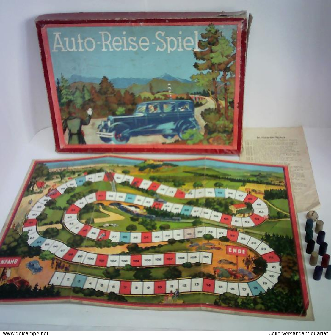 Auto-Reise-Spiel Von (Brettspiel) - Zonder Classificatie