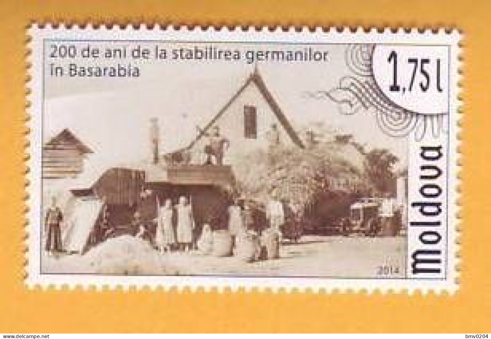 2014 Moldova Moldavie  Moldau  200 Years Of Germans In Bessarabia. Germany 1v Mint - Moldavië