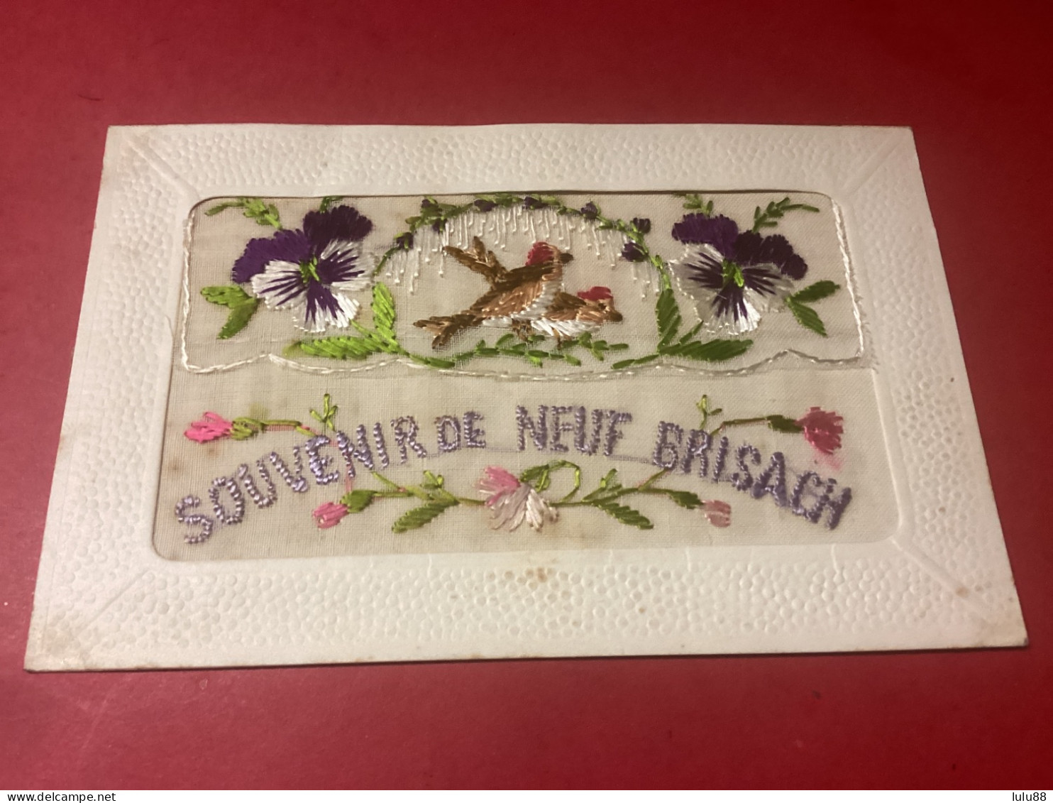 ️ NEUF BRISACH Carte Brodée. Souvenir. CARTE RARE - Neuf Brisach