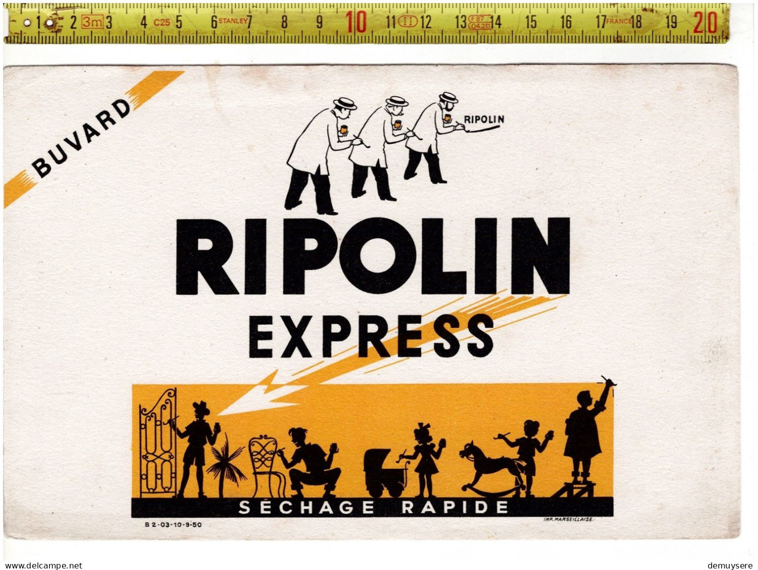 SOLDE 2012 - BUVARD - RIPOLIN EXPRESS SECHAGE RAPIDE - Peintures