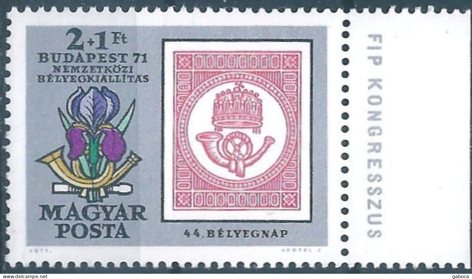 C5927b Hungary Philately Stamps Day Music Horn Flower MNH RARE - Muziek