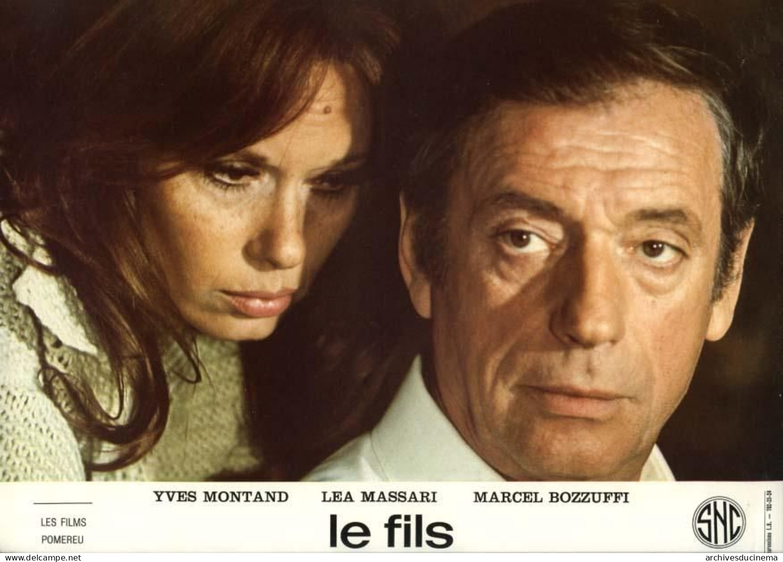 LE FILS POLAR - Yves MONTAND - Léa MASSARI  Marcel BOZZUFFI 15 Photos Exploitation - Photos