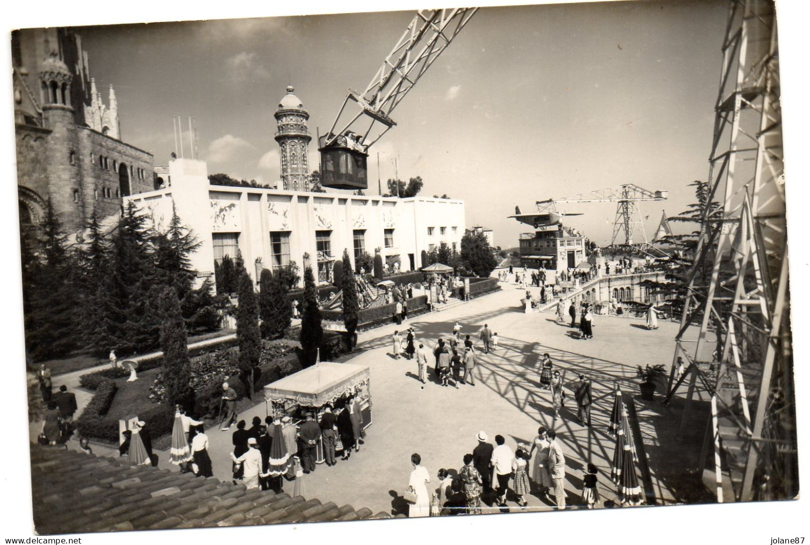 CPSM     BARCELONA      -      CUMBRE DE EL TIBIDABO - Barcelona