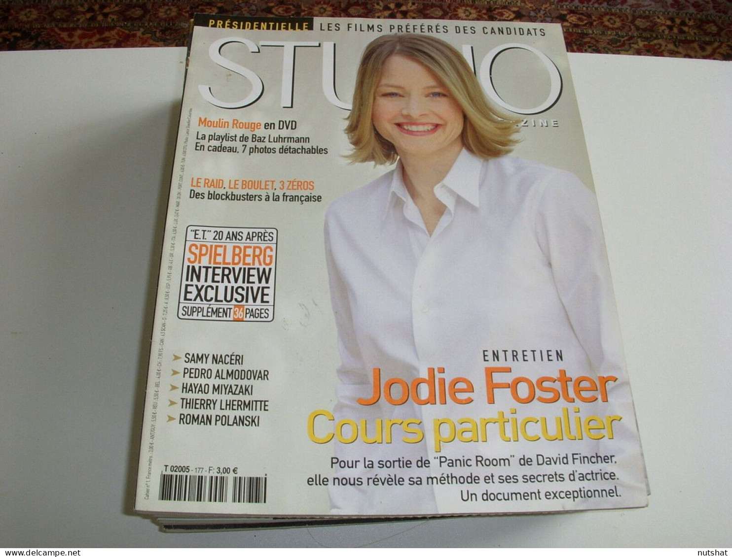 CINEMA STUDIO MAG 177 04.02 JODIE FOSTER GAMBLIN ALMODOVAR SAMY NACERI DIEUDONNE - Cinéma