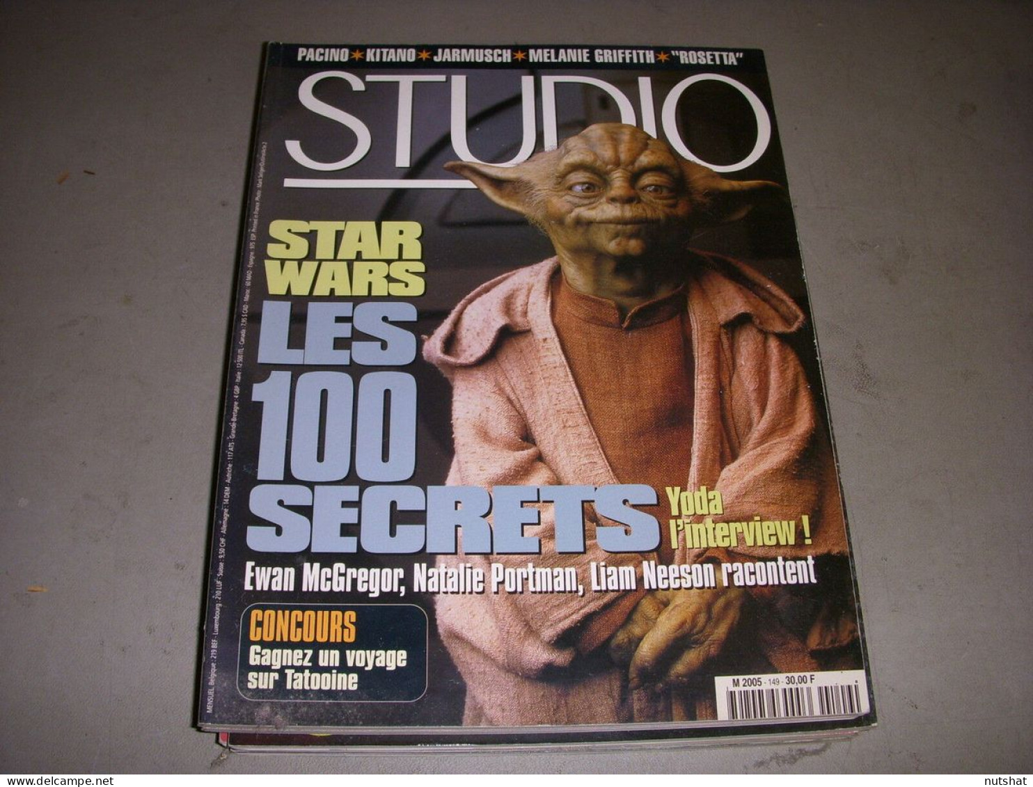 CINEMA STUDIO MAG 149 10.99 STAR WARS YODA McGREGOR PORTMAN GRIFFITH PACINO - Cine