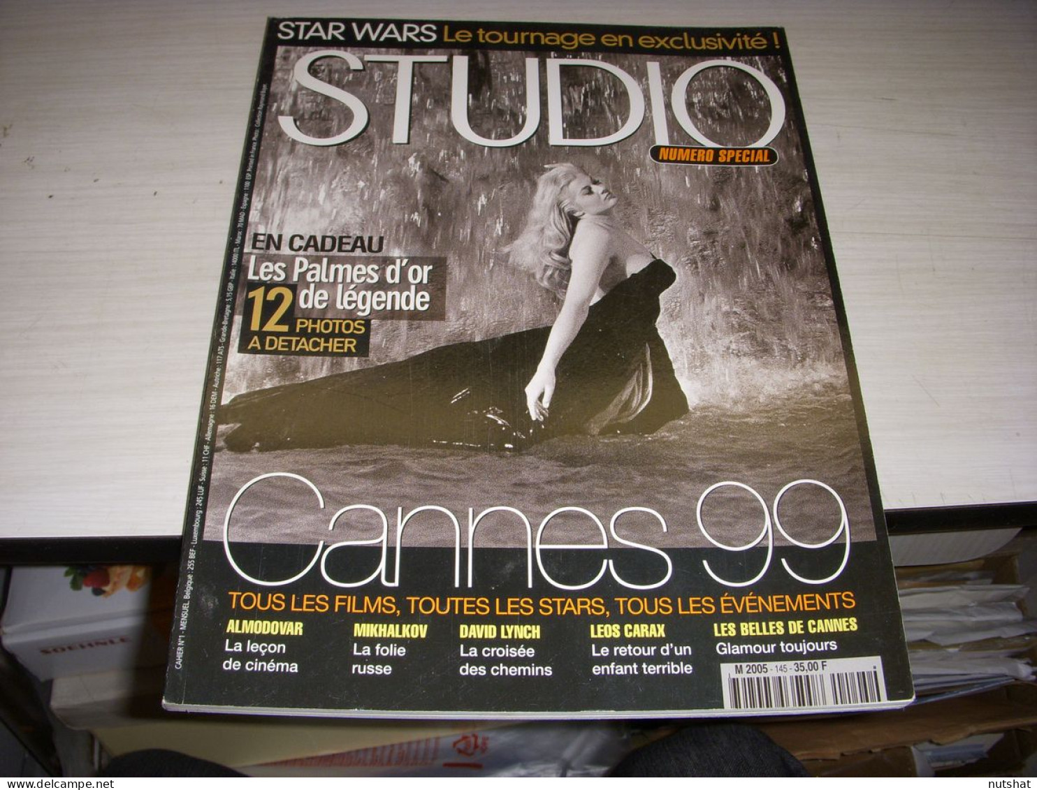 CINEMA STUDIO MAG 145 05.99 STAR WARS ALMADOVAR MIKHALKOV LYNCH CARAX DEPARDIEU - Film