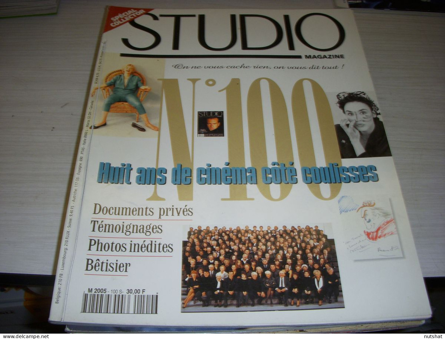 CINEMA STUDIO MAG 100 06.95 8 ANS DE CINEMA BETISIER TIM ROTH BRANDO DEPP - Cinema