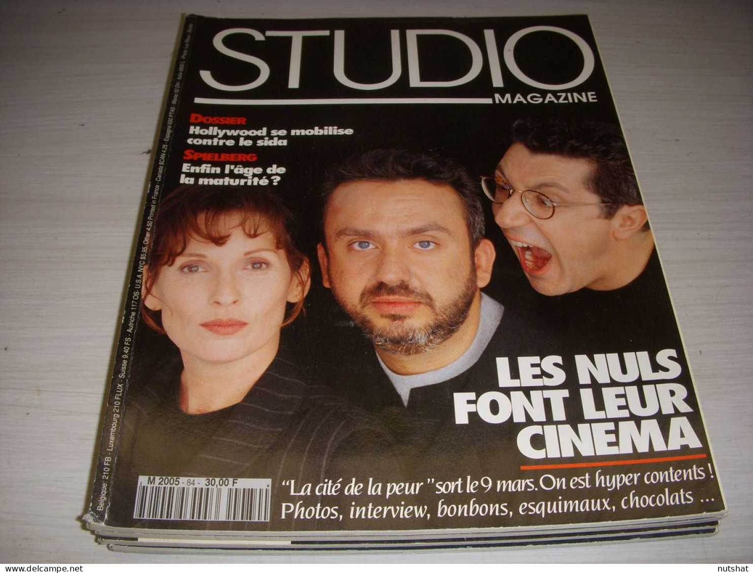 CINEMA STUDIO MAG 084 03.94 LES NULS HOLLYWOOD SPIELBERG HOPKINS HANKS PRESLEY - Cinéma