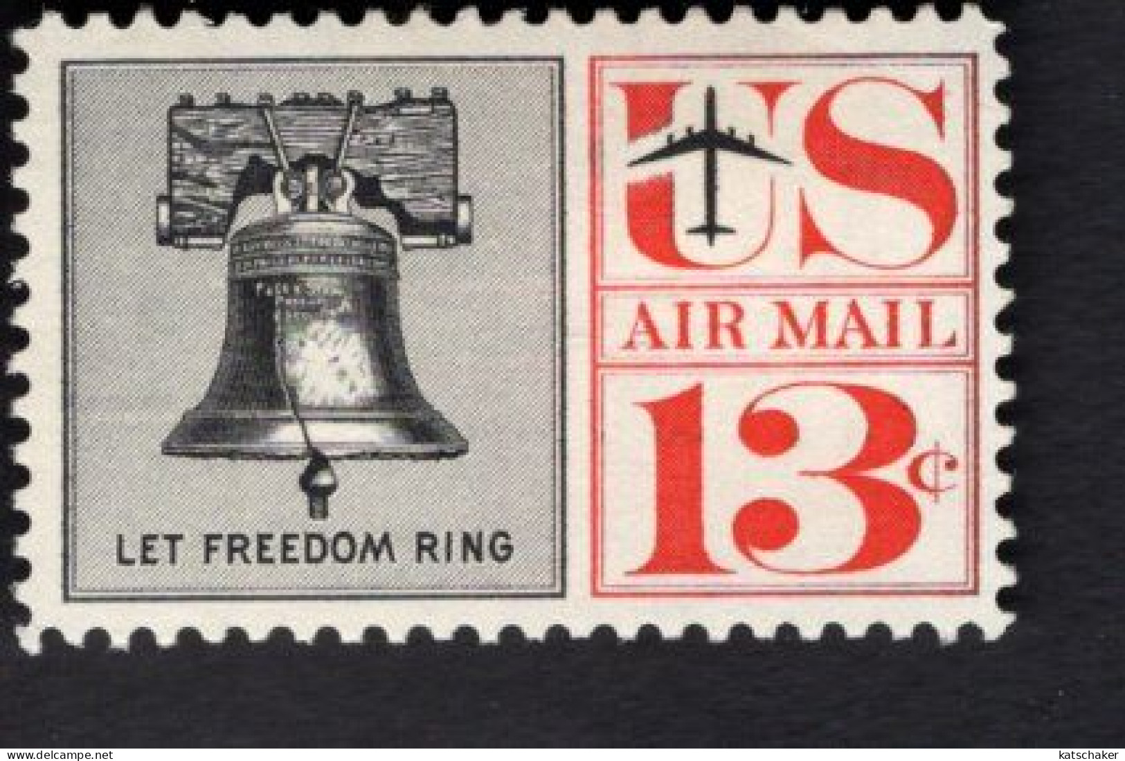 200217724 SCOTT C62 (XX) POSTFRIS MINT NEVER HINGED - LIBERTY BELL - 3b. 1961-... Neufs