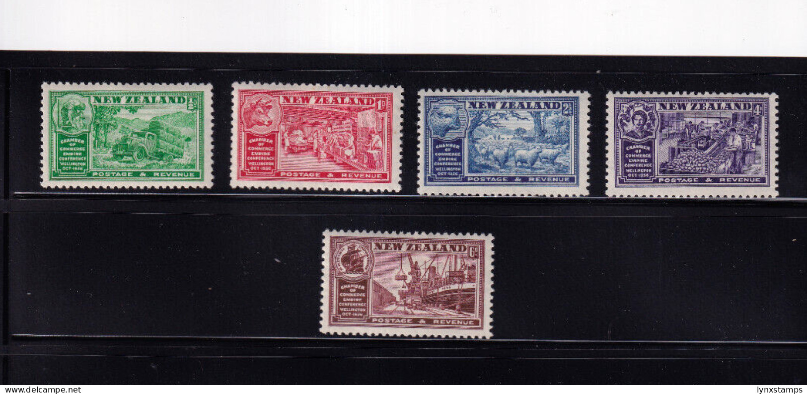 LI06 New Zealand 1936 Congress Of The Chambers Of Commerce Of The British Empire - Unused Stamps