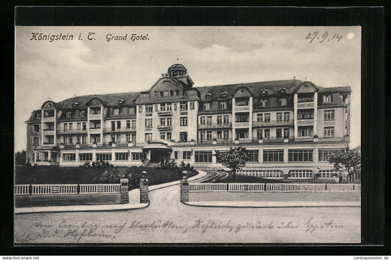 AK Königstein I. T., Grand Hotel  - Koenigstein