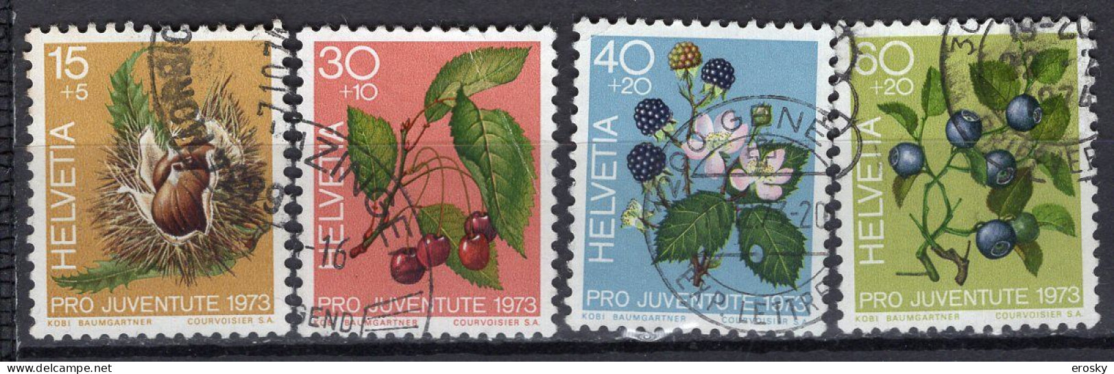 T3020 - SUISSE SWITZERLAND Yv N°943/45 Pro Juventute - Used Stamps