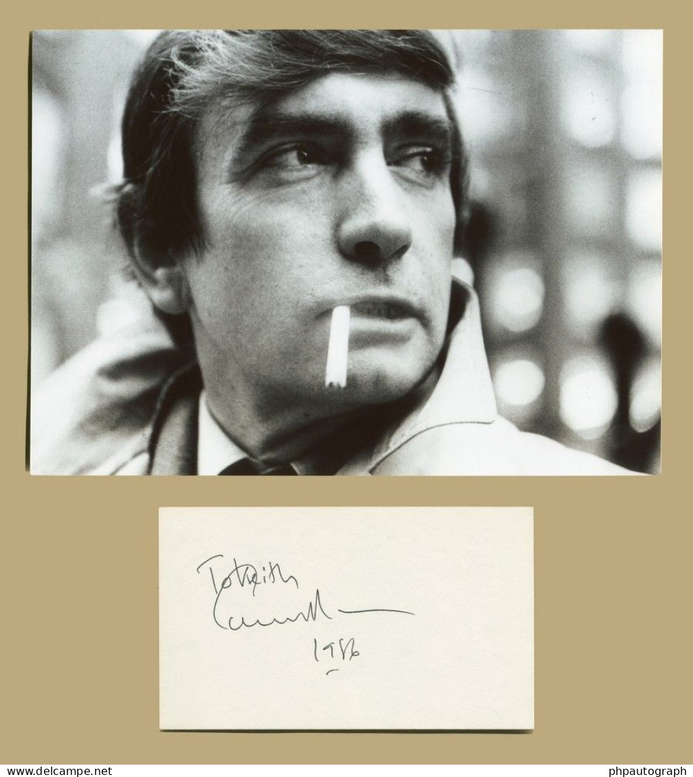 Edward Albee (1928-2016) - Qui A Peur De Virginia Woolf ? - Carte Dédicacée + Photo - 1986 - Ecrivains