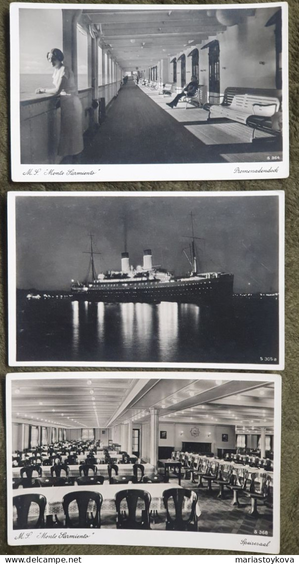 MS "Monte Sarmiento" 1924 .7000 PS, 160m Lang, Im 1943 Verschrottet. - Ferries