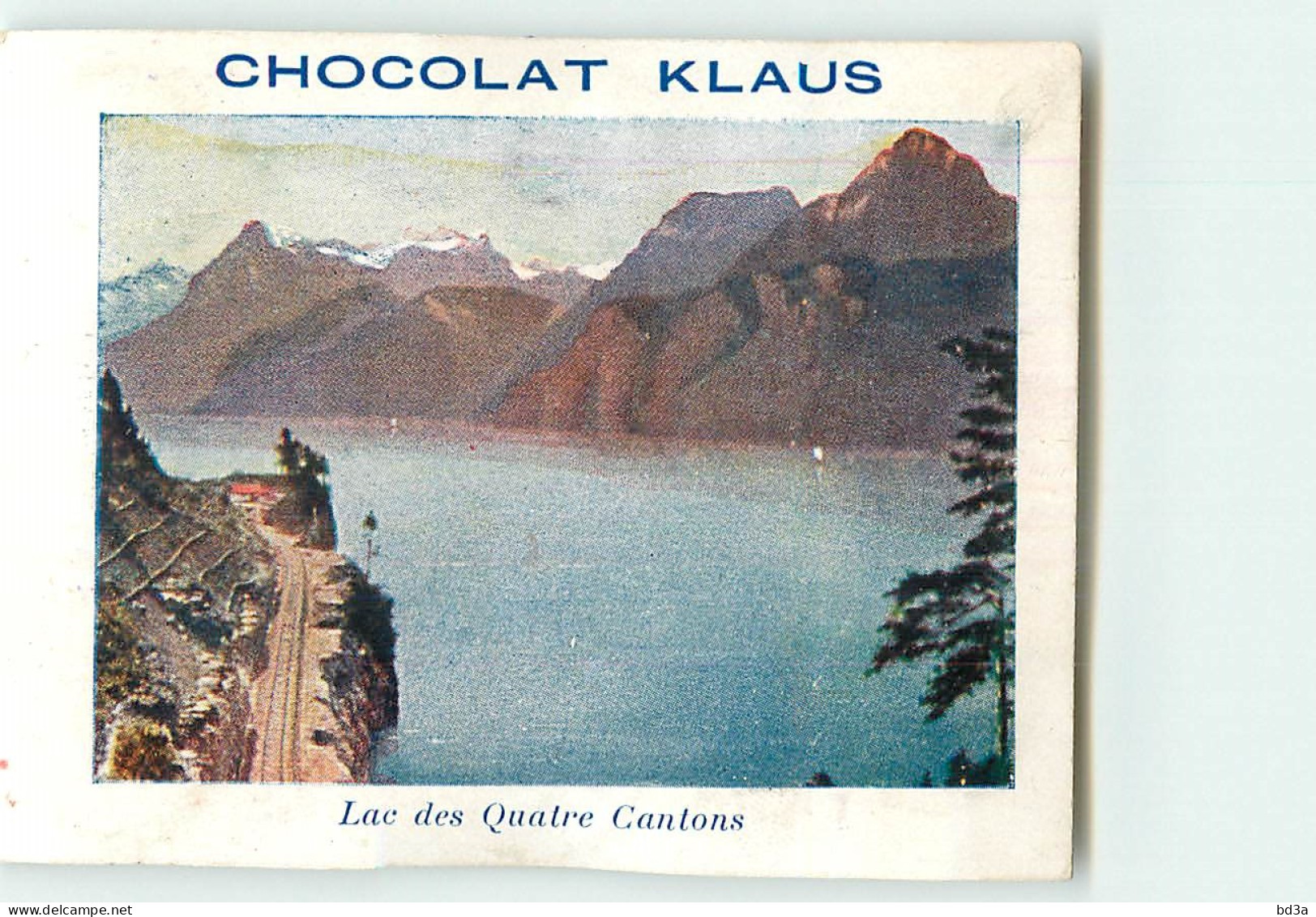 CHROMO /  CHOCOLAT KLAUS - LAC DES QUATRE CANTONS - Sonstige & Ohne Zuordnung