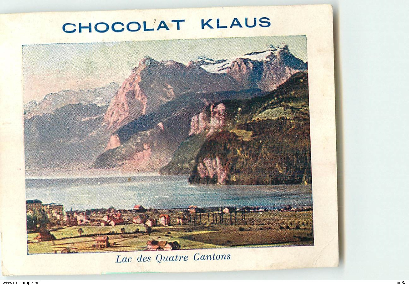 CHROMO /  CHOCOLAT KLAUS - LAC DES QUATRE CANTONS - Sonstige & Ohne Zuordnung