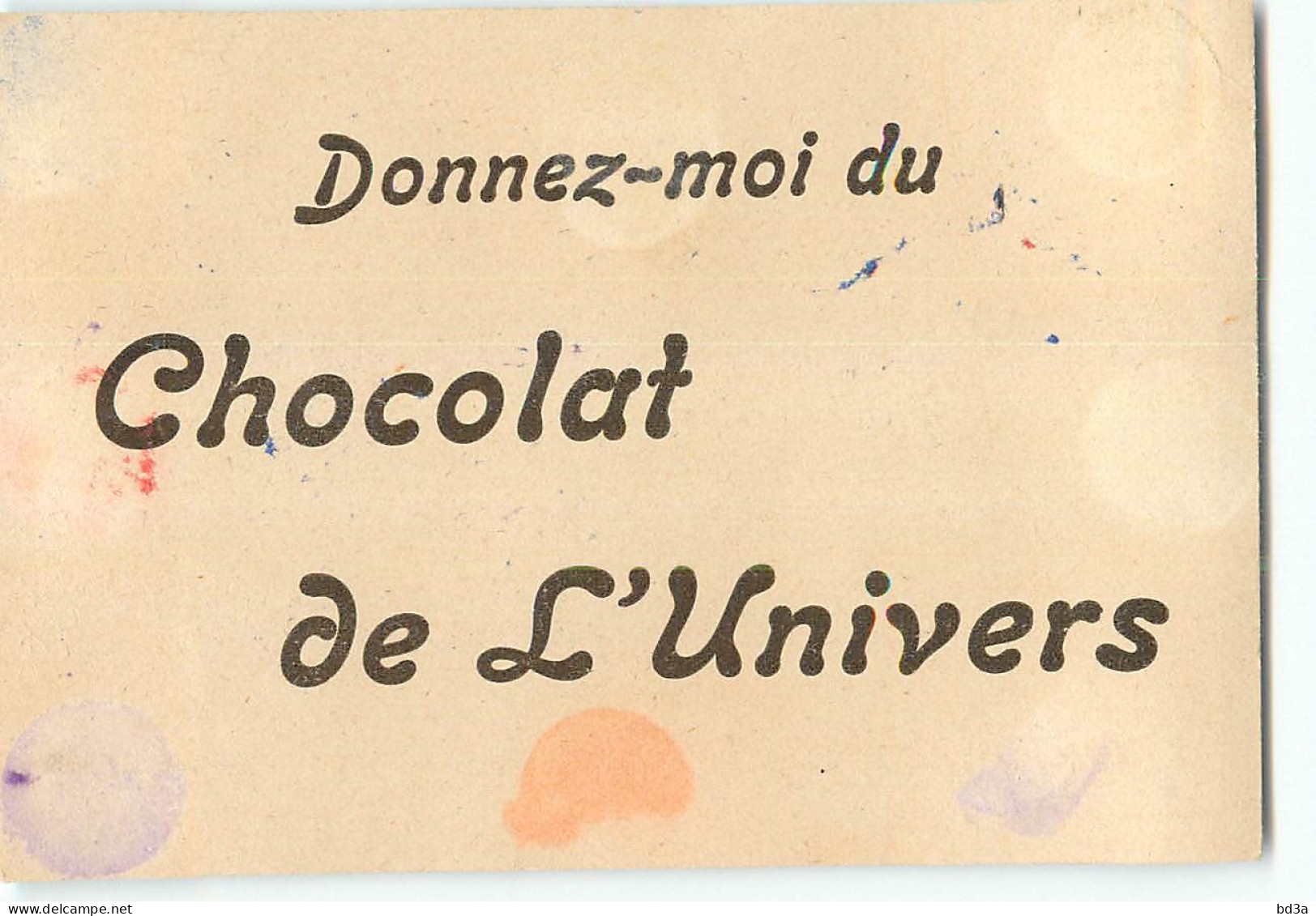 CHROMO /  CHOCOLAT DE L'UNIVERS - LA CHAISE A PORTEURS - Sonstige & Ohne Zuordnung