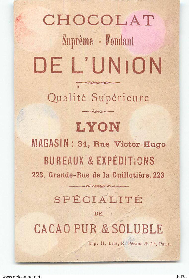 CHROMO / CHOCOLAT DE L'UNION -  FREGATE DE PREMIER RANG 1825 - LYON - Sonstige & Ohne Zuordnung