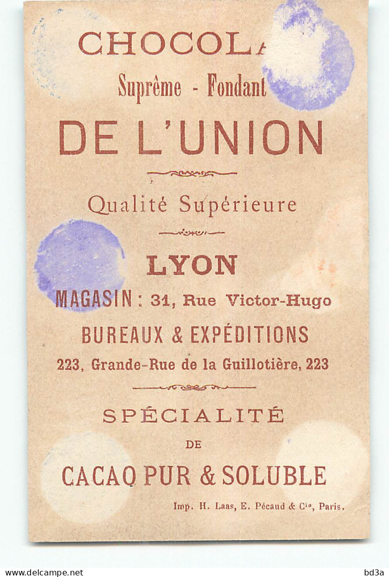 CHROMO / CHOCOLAT DE L'UNION - VAISSEAUX PHENICIENS - BATEAU  - LYON - Sonstige & Ohne Zuordnung
