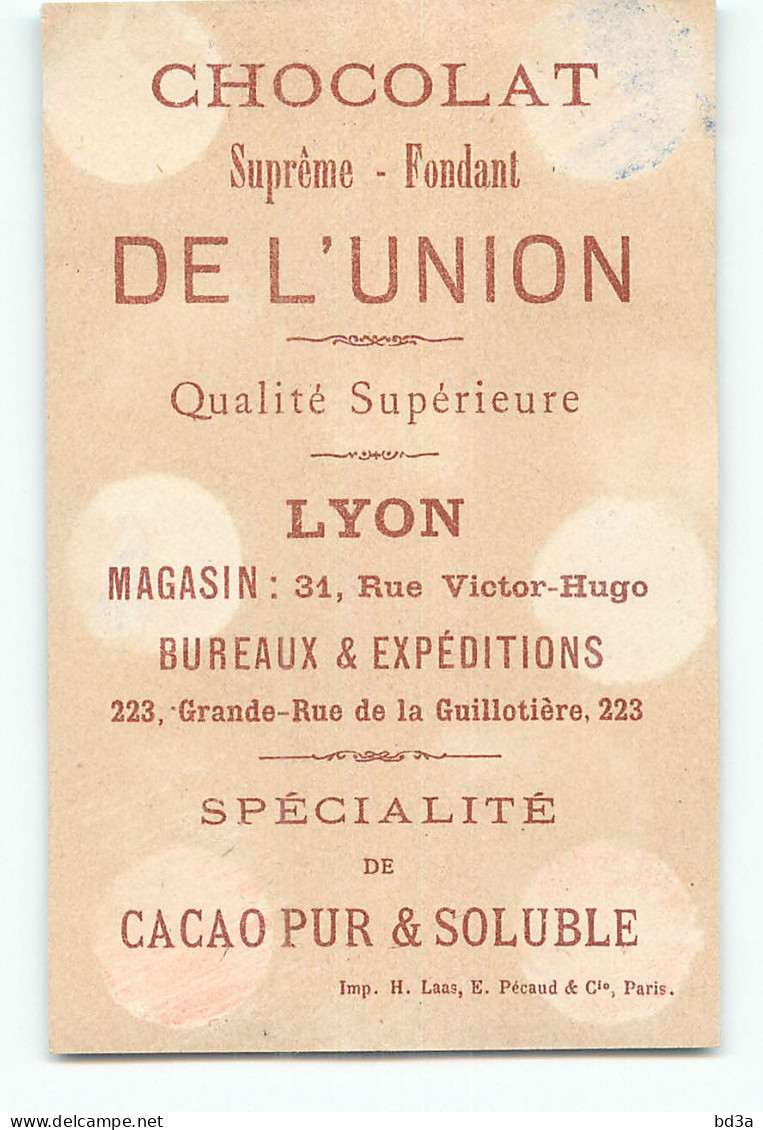 CHROMO / CHOCOLAT DE L'UNION - LES PREMIERS CANOTS DE LA SEINE  - BATEAU  - LYON - Sonstige & Ohne Zuordnung