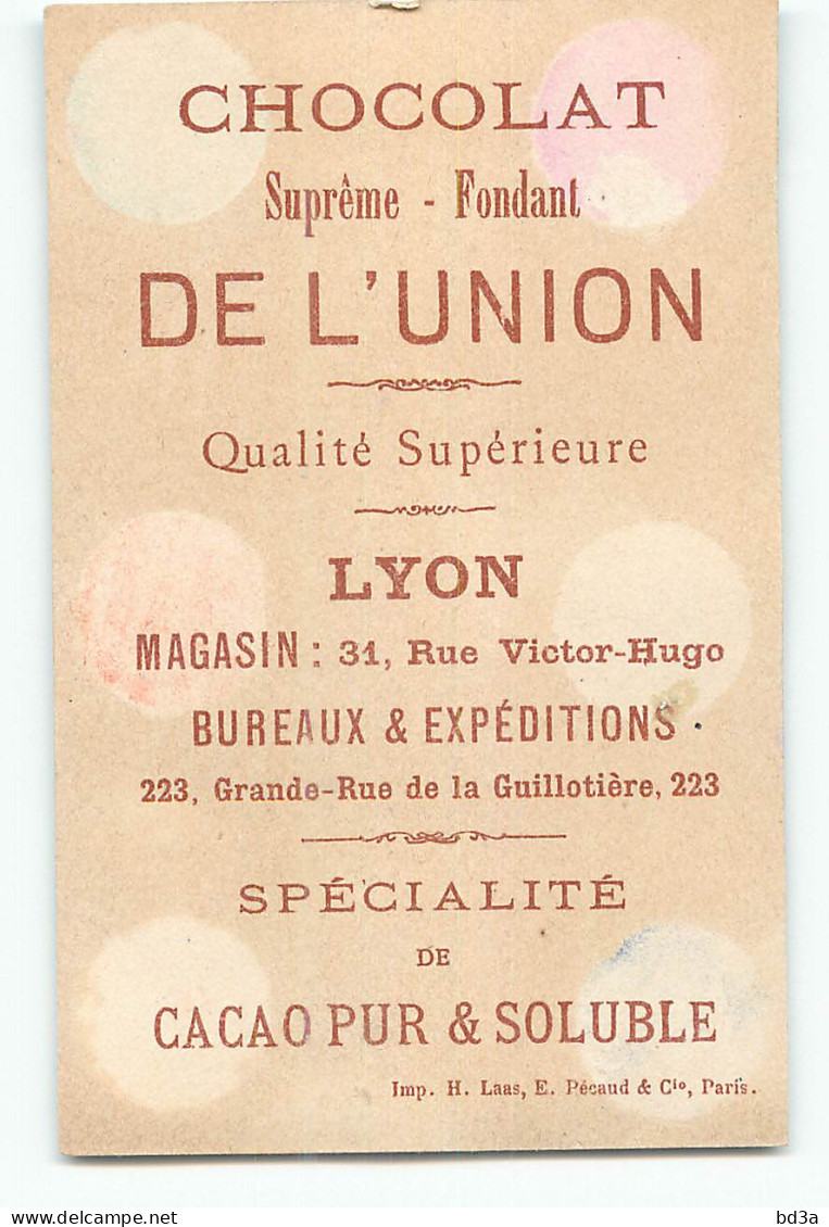 CHROMO / CHOCOLAT DE L'UNION - ARRIVEE DE LA GASCOGNE - BATEAU  - LYON - Sonstige & Ohne Zuordnung