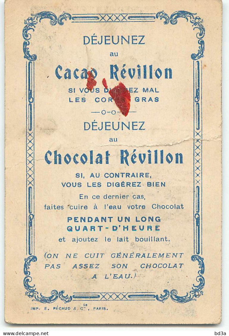 CHROMO  /  CHOCOLAT  REVILLON - SHAKESPEARE A LA COUR DE LA REINE ELISABETH D'ANGLETERRE - Revillon