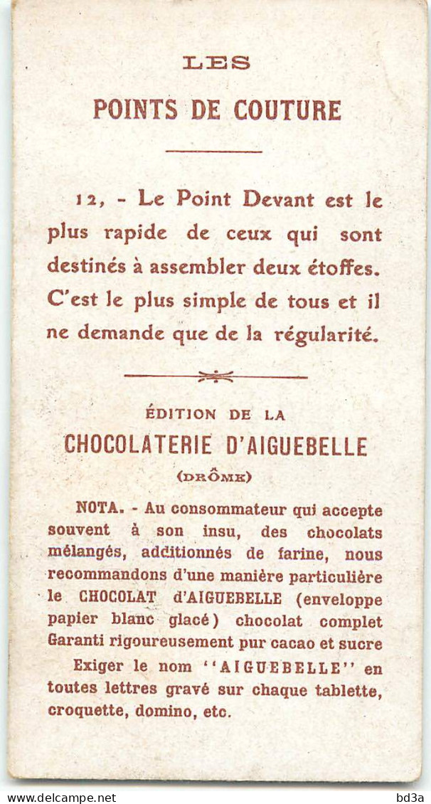 CHROMO / CHOCOLAT D'AIGUEBELLE - N° 12 POINT DEVANT - Aiguebelle