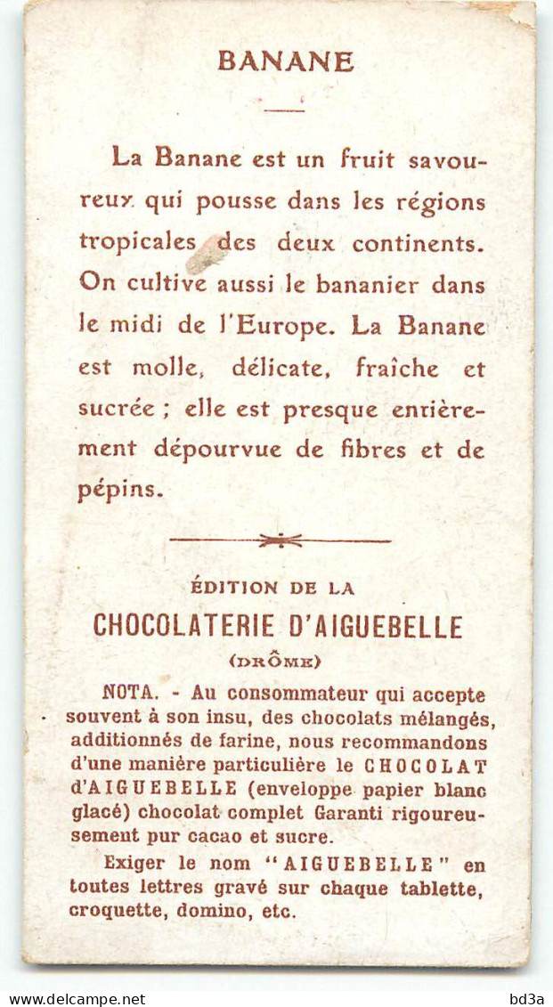 CHROMO - CHOCOLAT D'AIGUEBELLE -  BANANE - Aiguebelle