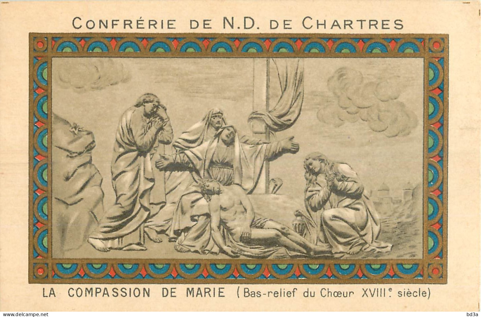 IMAGE PIEUSE CONFRERIE N.D. DE CHARTRES - Images Religieuses