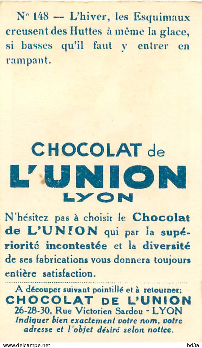 CHROMO - CHOCOLAT DE L'UNION - LA VIE AUX POLES - Sonstige & Ohne Zuordnung