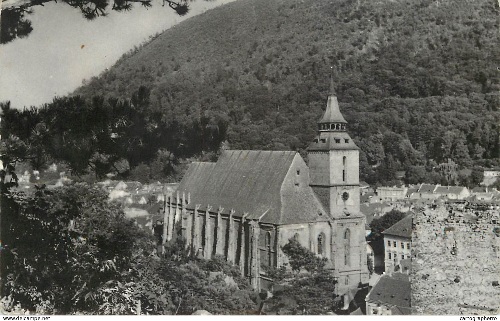Postcard Romania Brasov Biserica Neagra - Roumanie
