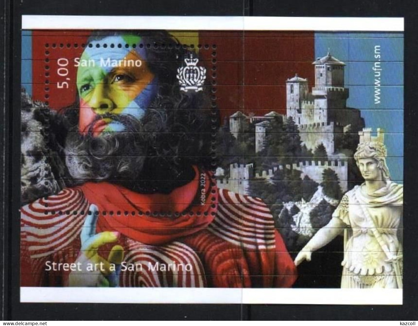 San Marino 2022. Street Art In San Marino   MNH - Unused Stamps