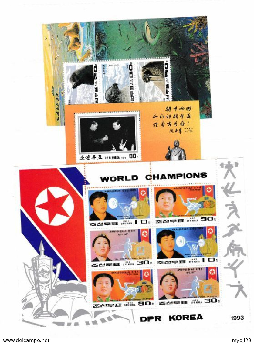 North Korea Collection MS And MM ** - Corea Del Norte